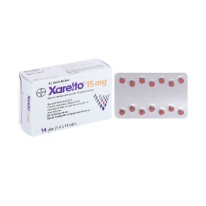 Smart Pharma - Thuốc Xarelto 15mg Bayer phòng ngừa thuyên tắc huyết khối tĩnh mạch (1 vỉ x 14 viên) 3 Smart Pharma - Xarelto 15mg1