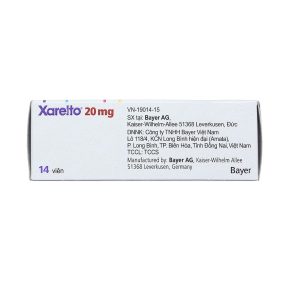 Smart Pharma - Thuốc Xarelto 20mg Bayer dự phòng đột quỵ và thuyên tắc mạch toàn thân (1 vỉ x 14 viên) 1 Smart Pharma - Xarelto 20mg2