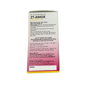 Smart Pharma - Bột pha hỗn dịch uống ZT-Amox 200/28.5mg Bilim điều trị các chứng nhiễm khuẩn (70ml) 1 Smart Pharma - ZT Amox1
