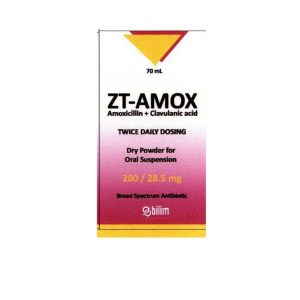 Bột pha hỗn dịch uống ZT-Amox 200/28.5mg Bilim điều trị các chứng nhiễm khuẩn (70ml)