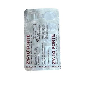 Smart Pharma - Thuốc Zy-10 Forte 100mg Y-Med điều trị bệnh suy tim xung huyết, thiếu hụt coenzym Q10 (3 vỉ x 10 viên) 2 Smart Pharma - Zy 10 Forte1