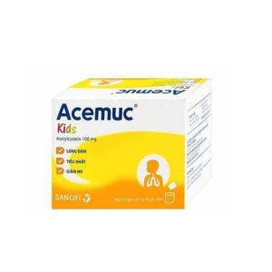 Thuốc cốm Acemuc Kids 100mg Sanofi  (30 gói x 0.5g)