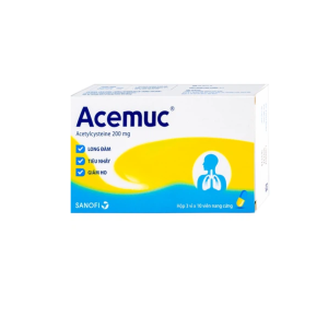 Thuốc Acemuc 200mg Sanofi (Hộp 3 Vỉ x 10 Viên)