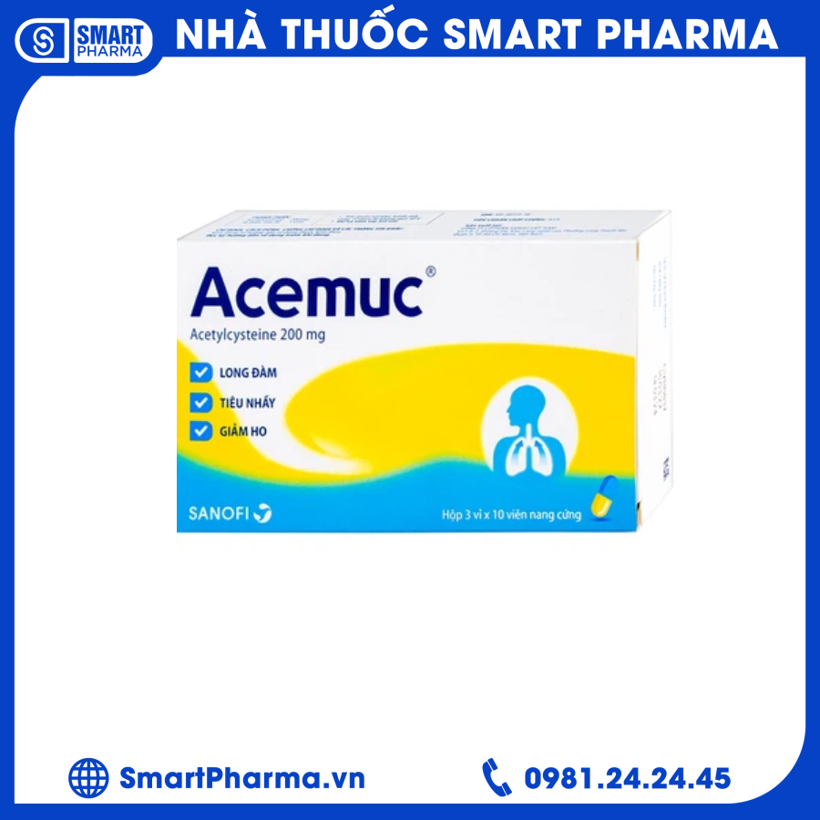 acemuc 200mg Smart Pharma - acemuc 200mg
