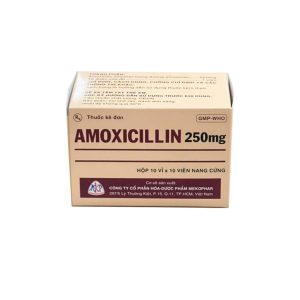 Smart Pharma - Amoxicilin 250mg Mekophar (10 vỉ x 10 viên) 2 Smart Pharma - amoxicillin. 2 1