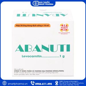 Dung dịch uống Abanuti 1g Phương Đông bổ sung năng lượng, cải thiện tinh thần, thể lực