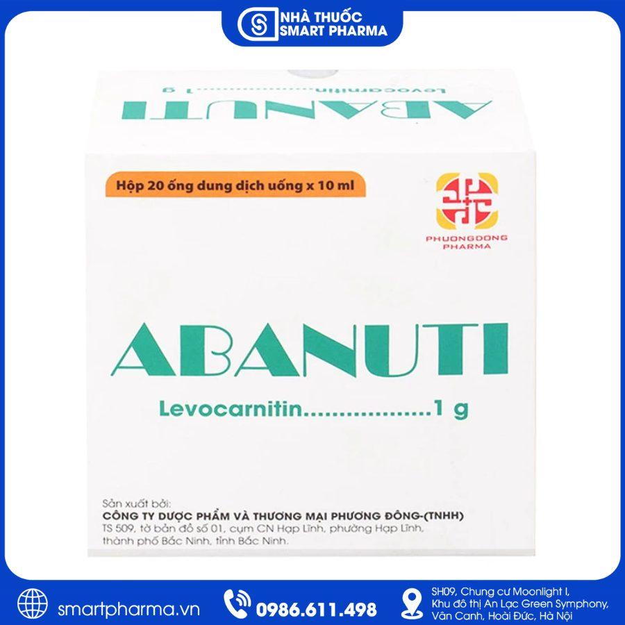 Nhà thuốc Smartpharma (26) Dung dịch uống Abanuti 1g Phương Đông bổ sung năng lượng, cải thiện tinh thần, thể lực