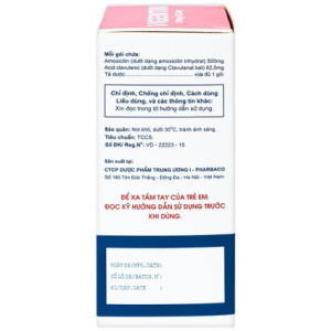 Smart Pharma - Thuốc bột pha hỗn dịch uống Vigentin 500mg/62,5mg Pharbaco điều trị các chứng nhiễm khuẩn (12 gói x 2g) 1 Smart Pharma - 00018901 vigentin 500mg625mg pha 1