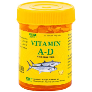 Smart Pharma - Thuốc Vitamin A-D Hataphar phòng và điều trị thiếu Vitamin A và D (100 viên) 2 Smart Pharma - 00022459 vitamin a d ha tay 100v 1