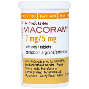 Smart Pharma - Thuốc Viacoram 7mg/5mg Servier điều trị tăng huyết áp vô căn (30 viên) 3 Smart Pharma - 00028593 viacoram 7mg5mg servier 3