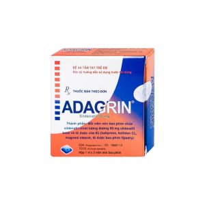 Thuốc Adagrin 50mg – điều trị dị ứng, ngứa, mày đay (hộp 10 vỉ x 10 viên)