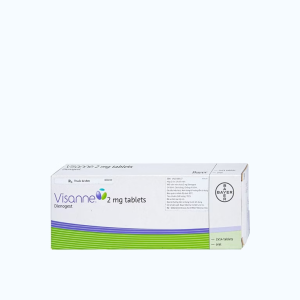Viên nén Visanne 2mg điều trị lạc nội mạc tử cung (2 vỉ x 14 viên)