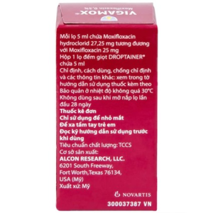 Smart Pharma - Thuốc nhỏ mắt Vigamox Alcon điều trị viêm kết mạc (5ml) 2 Smart Pharma - IMG 3218 fb0781272c