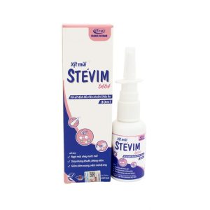 Xịt mũi Stévim bébé giúp dễ thở, thông thoáng, giảm viêm mũi, nghẹt mũi