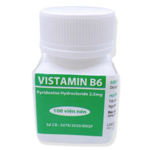 Vitamin B6 – Đại Uy - Lọ 100 viên