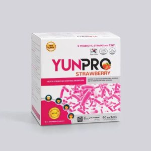 Men vi sinh Yunpro hỗ trợ tiêu hóa, bảo vệ đường ruột vị  (hộp 60 gói)