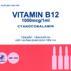 Vitamin B12 1000mcg (H/100ống) - Pharbaco