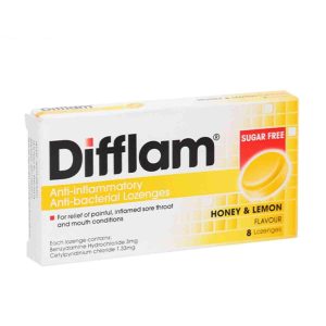 Smart Pharma - Viên ngậm kháng viêm Difflam vị chanh-mật ong giảm đau họng hiệu quả 1 Smart Pharma - difflam vi chanh mat ong 2 a0712