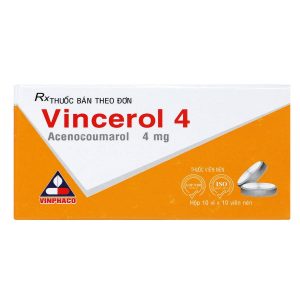 Smart Pharma - Thuốc Vincerol 4 - điều trị huyết khối tĩnh mạch sâu, tắc nghẽn mạch 2 Smart Pharma - vincerol 4mg 1 t7258
