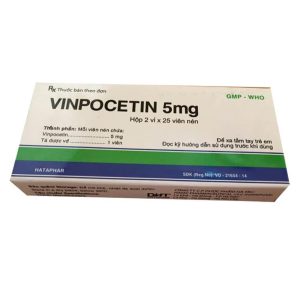 Smart Pharma - Thuốc Vinpocetin 5mg Dược phẩm Hà Tây điều trị rối loạn tuần hoàn não 1 Smart Pharma - vinpocetin 5mg duoc ha tay 3 i34