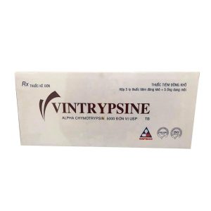 Smart Pharma - Thuốc tiêm Vintrypsine 5000 - thuốc chống viêm giảm phù nề 2 Smart Pharma - vintrypsine5000iuttt3 l4404