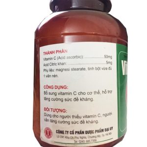 Smart Pharma - Vitamin C Đại Uy - Hộp 1000/viên 2 Smart Pharma - vitamin c dai uy 3 p6856