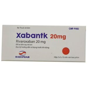 Thuốc Xabantk 20mg - Phòng đột quỵ và thuyên tắc mạch toàn thân