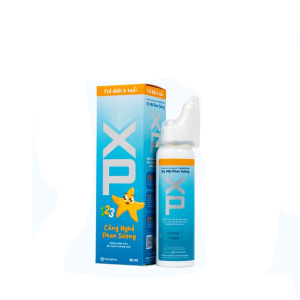 Dung dịch vệ sinh mũi XP123 cho bé dưới 6 tuổi (Chai 50ml)
