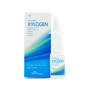 Thuốc xịt mũi Xylogen Dược Khoa Pharma điều trị ngạt mũi, cảm cúm, viêm mũi (15ml)