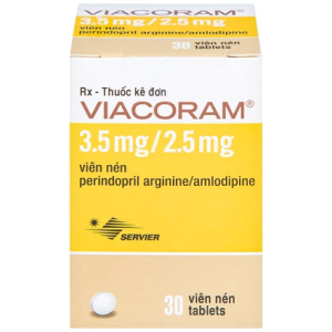 Smart Pharma - Thuốc Viacoram 3.5mg/2.5mg Servier điều trị tăng huyết áp vô căn (30 viên) 2 Smart Pharma - 00021935 viacoram 35mg25mg servi 2