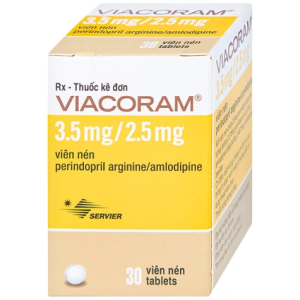 Smart Pharma - Thuốc Viacoram 3.5mg/2.5mg Servier điều trị tăng huyết áp vô căn (30 viên) 3 Smart Pharma - 00021935 viacoram 35mg25mg servi 3