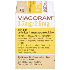 Smart Pharma - Thuốc Viacoram 3.5mg/2.5mg Servier điều trị tăng huyết áp vô căn (30 viên) 5 Smart Pharma - 00021935 viacoram 35mg25mg servi 5