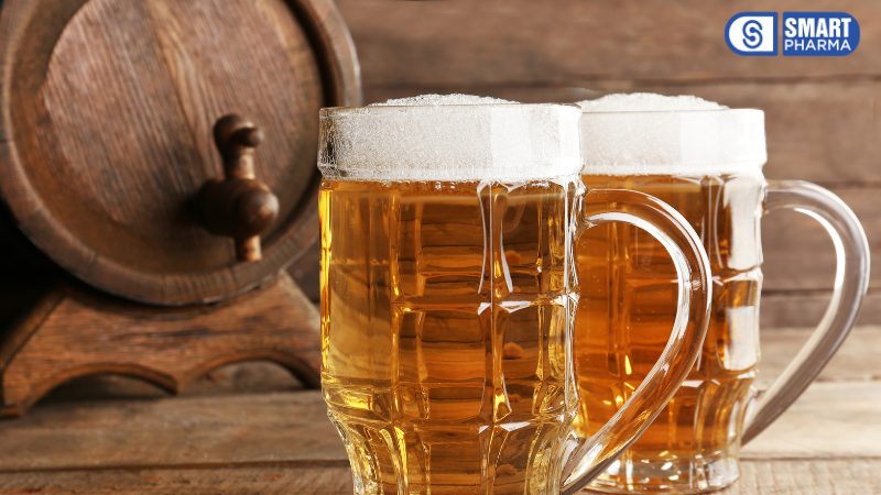 Smart Pharma - Chào mừng bạn đến với Nhà Thuốc SMART PHARMA 5 Rượu bia và thuốc lá là những yếu tố làm tăng tiết acid và phá hủy lớp bảo vệ niêm mạc dạ dày gây ra tình trạng viêm loét dạ dày