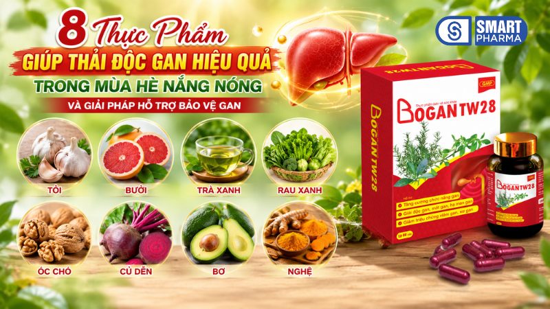 Smart Pharma - 8 Thực Phẩm Giúp Thải Độc Gan Hiệu Quả Trong Mùa Hè Nắng Nóng Và Giải Pháp Hỗ Trợ Bảo Vệ Gan 3 Smart Pharma - 4 3