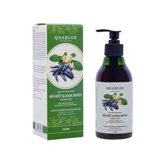 Dầu gội thảo dược Bồ kết hoa bưởi Quablue – Làm sạch da đầu, nuôi dưỡng tóc mềm mượt