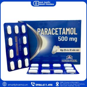 Paracetamol 500mg DNA – Giảm đau nhanh, hạ sốt hiệu quả