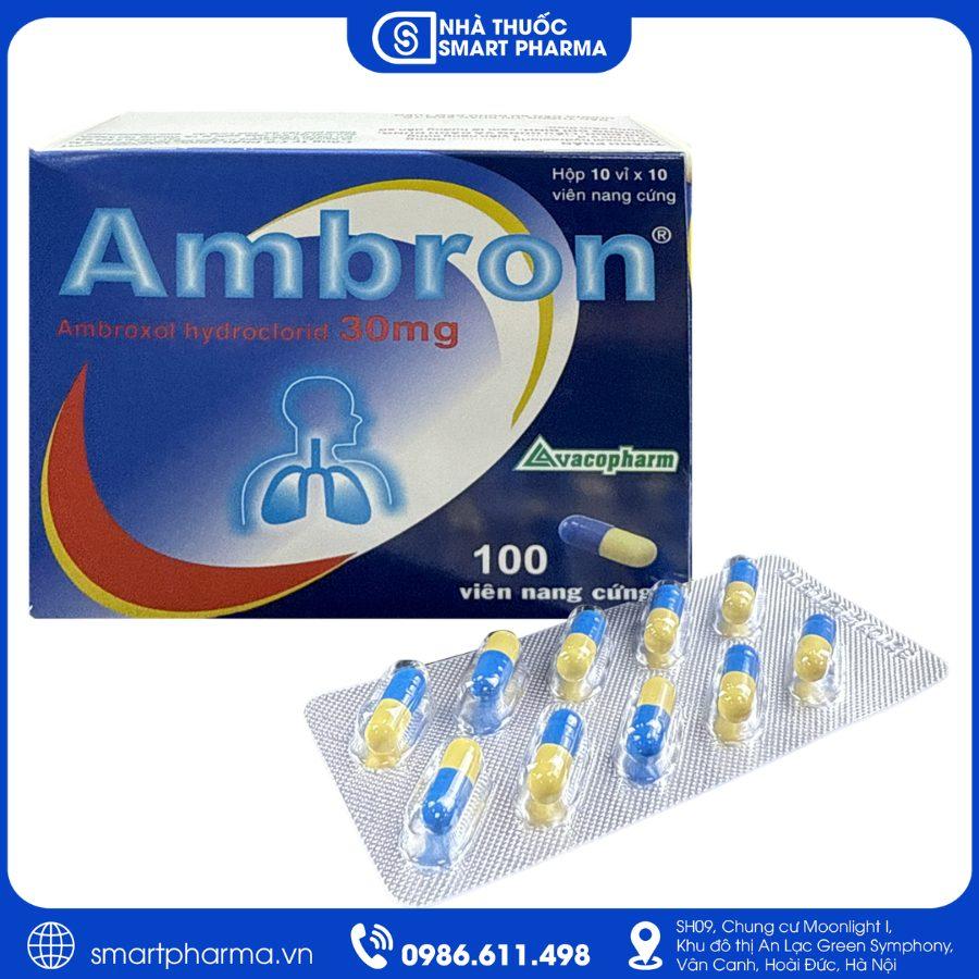 NT Smartpharma Ambroxol 30mg Vacopharm - Điều trị hen phế quản