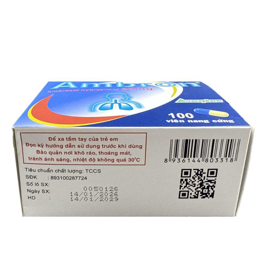 NT Smartpharma (2) Ambroxol 30mg Vacopharm - Điều trị hen phế quản