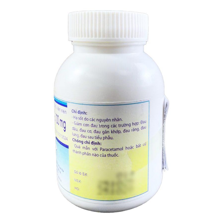 NT Smartpharma (2) Paracetamol 100mg Thanh Hóa - Giảm đau, hạ sốt