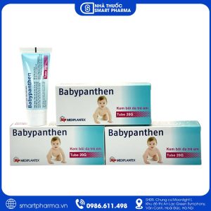 Babypanthen 20g Mediplantex - Giảm hăm tã, dưỡng ẩm và phục hồi da cho bé