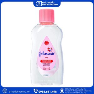 Johnson Baby Oil 200ml – Dưỡng ẩm và bảo vệ làn da dịu nhẹ