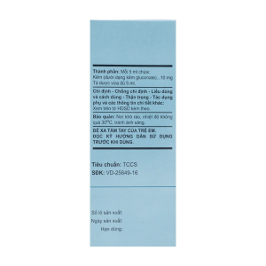 Smart Pharma - Thuốc A.T Zinc 10mg/5ml An Thiên bổ sung kẽm, phòng ngừa và điều trị thiếu kẽm (chai 60ml) 2 Smart Pharma - Nha thuoc Smart Pharma 2026 10 21T090111.321