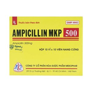 Smart Pharma - Ampicillin 500mg Mekophar kháng sinh điều trị nhiễm khuẩn (10 vỉ x 10 viên) 3 Smart Pharma - Nha thuoc Smartpharma 6