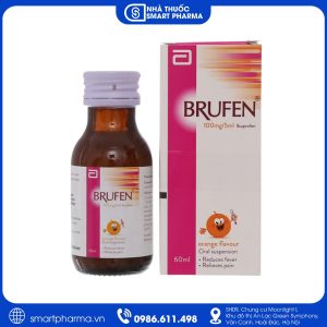 Brufen 100mg/5ml giúp hạ sốt, giảm đau hiệu quả cho trẻ em và người lớn