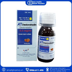 AT Desloratadin giúp giảm viêm mũi dị ứng, mề đay mạn tính và ngứa