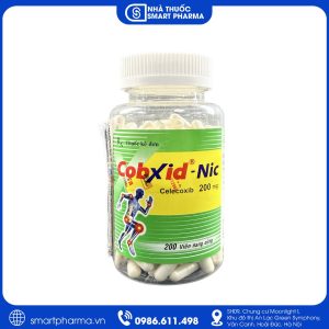 Cobxid Celecoxib 200 giúp giảm đau, chống viêm trong viêm khớp và đau cấp