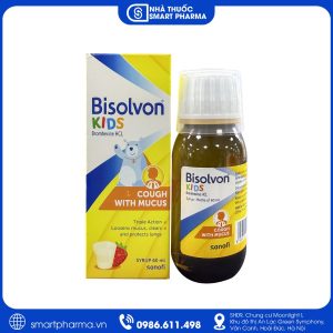 Bisolvon Siro 4mg/5ml giúp long đờm, hỗ trợ cải thiện các bệnh hô hấp có tăng tiết dịch nhầy