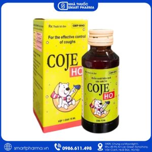 Siro Coje Ho giảm ho, long đờm, giảm sổ mũi và nghẹt mũi