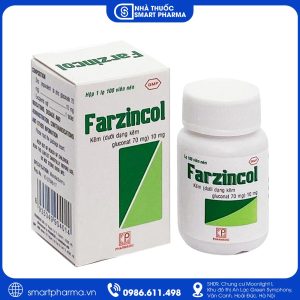 Thuốc Farzincol bổ sung kẽm và hỗ trợ cải thiện tình trạng thiếu kẽm