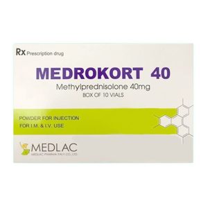 Thuốc Medrokort 40 Medlac điều trị viêm khớp dạng thấp ( Hộp 10 lọ)